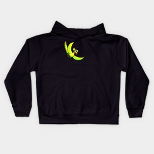 Colorful Cartoon Bird 4 Kids Hoodie